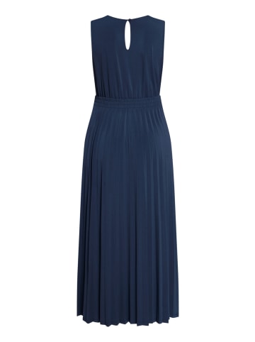 BETTY & CO Plisseekleid ohne Arm in Dunkelblau