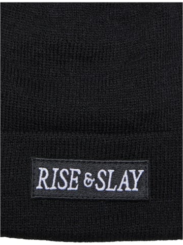 Mister Tee Mütze "Rise Slay Beanie" in Schwarz
