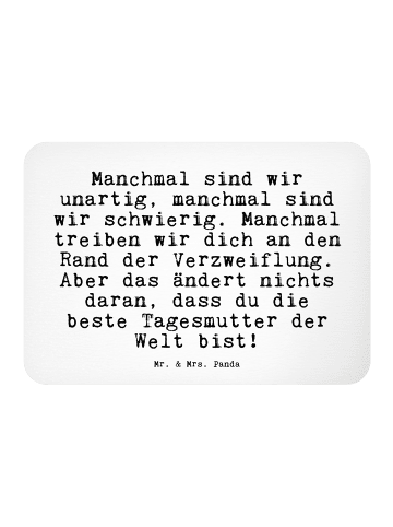 Mr. & Mrs. Panda whiteboardmagnet Manchmal sind wir unartig,... ... in Weiß