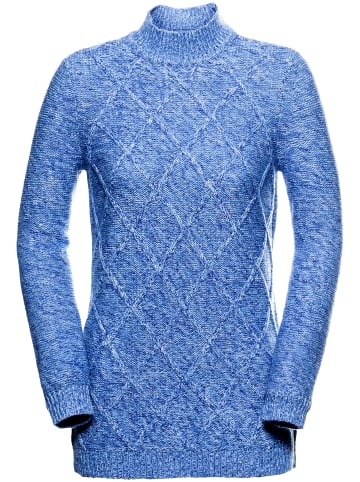 Sieh an! Pullover in blau-meliert