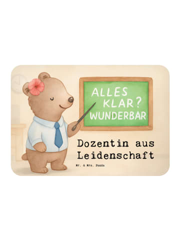 Mr. & Mrs. Panda magnet Dozentin Leidenschaft Design mit Spruch in Weiß