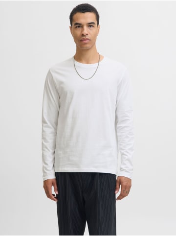 Jack & Jones Langarm-T-Shirt in White