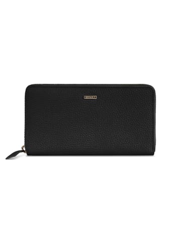 Redolz Leather Essentials Geldbörse Leder 19 cm black