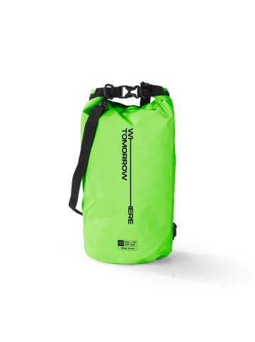 Where Tomorrow PVC dry bag 10L - grün wasserdichte Tasche