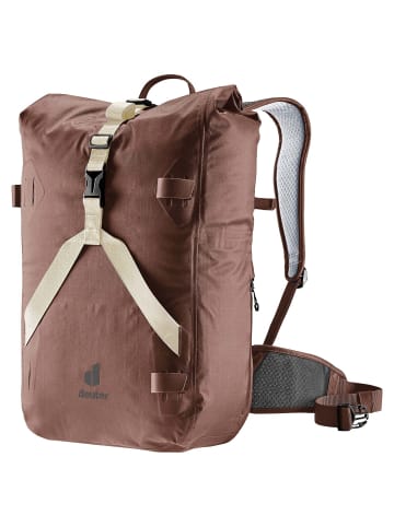Deuter Amager 25+5 - wasserdichter Fahrradrucksack 15" 48 cm (atlantic) in raisin