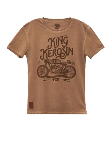 King Kerosin T-Shirt in Braun