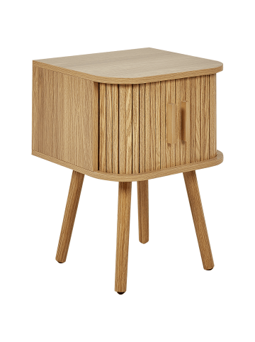 Beliani Nachttisch SELAH in Braun - (W) 40 x (H) 54 x (L) 40 cm