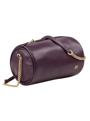 DuDu Abigail Umhängetasche Leder 19.5 cm in deep purple