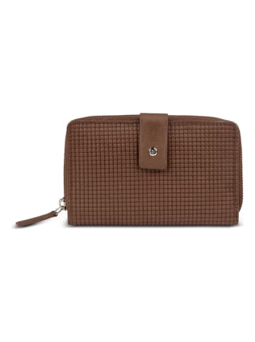 Bugatti Noemi Geldbörse RFID Schutz Leder 16 cm cognac