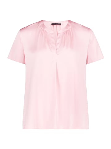 Betty Barclay Satin-Bluse kurzarm in Pink Dolphin