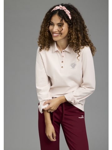 Kangaroos Poloshirt in rosa