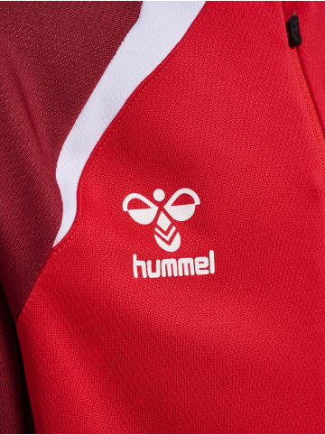 Hummel Reißverschluss Jacke Daumenlöcher Hmllead Kinder in TRUE RED/MAROON