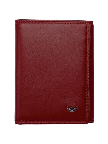 Golden Head Polo Geldbörse RFID Schutz Leder 8 cm in rot