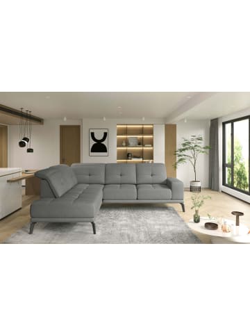 MF Design Neviro Recamiere Links in Grau -  (L) 200 x (B) 275 x (H) 98 cm