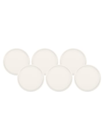 Villeroy & Boch 6er Set Frühstücksteller Artesano Original in Weiß ø 22 cm in weiß