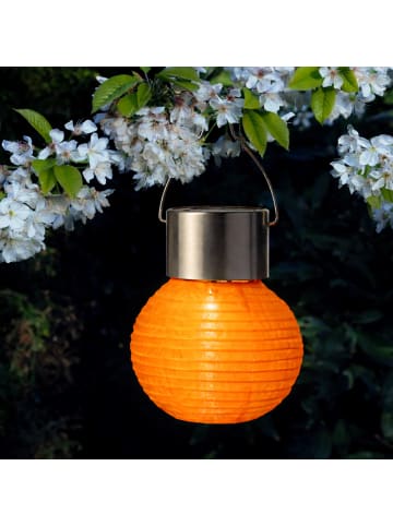 MARELIDA LED Solar Mini Lampion Gartenlampion D: 7cm in orange