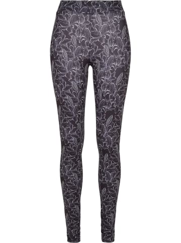 Urban Classics Leggings in hibiscus black