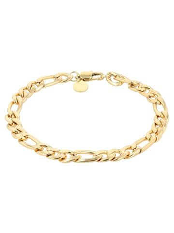 Adeliás Unisex Armband aus Edelstahl 21,5 cm in gold