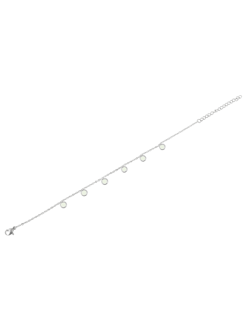 Adeliás Damen Fußkettchen – aus Edelstahl in silber