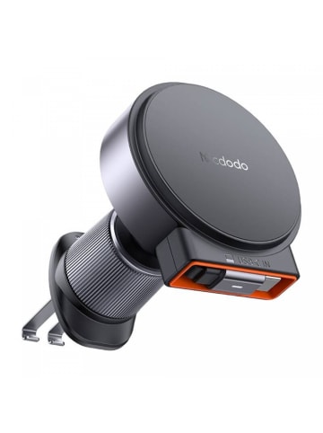 Mcdodo Kabelloses Autoladegerät mit einziehbarem USB-C-Kabel in Schwarz
