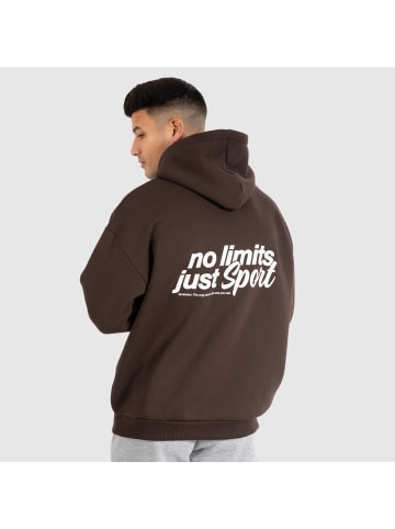 SMILODOX Hoodie Fortes in Braun