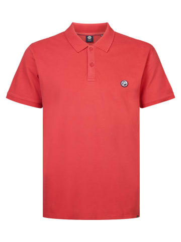 Petrol Industries Klassisches Poloshirt in Plus Size Parasol in Rot