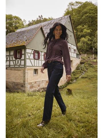 Aniston SELECTED Rüschenbluse in rosenholz