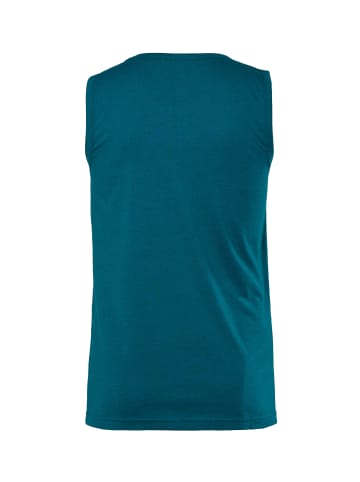 Men Plus Tank Top in rauchblau