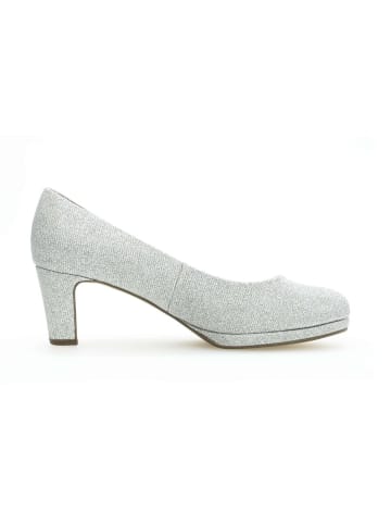 Gabor Fashion Plateau Pumps in silber