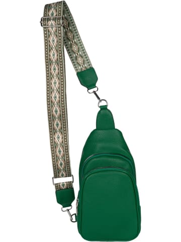 styleBREAKER One Shoulder Rucksack Tasche in Dunkelgrün