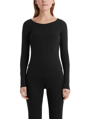 MARC CAIN Zartes Longsleeve in Schwarz