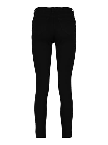 Hailys Jeans Damen Trendige Mid Waist Skinny in Schwarz