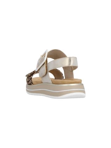 remonte Sandalen aus Leder Keilförmig Multicolor