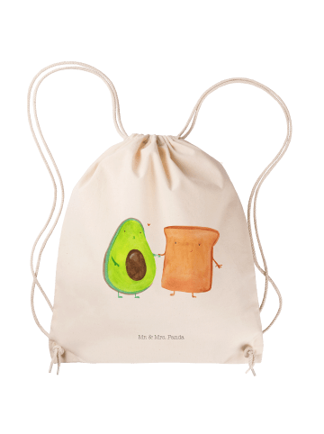 Mr. & Mrs. Panda gymnastiktasche Avocado Toast ohne Spruch in Creme