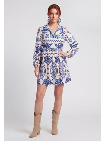 usha FESTIVAL Women Dress in Multicolor Blue