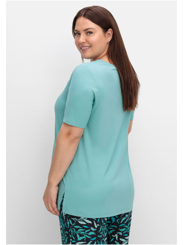 sheego T-Shirt in aqua