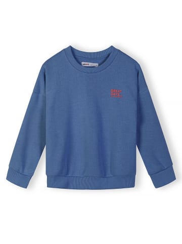 Minoti 2-er Pack Rundhalspullover NOSFLEECE403 in Blau