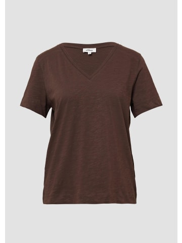 s.Oliver T-Shirt in 8828_mokka