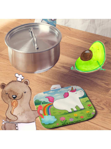 Mr. & Mrs. Panda Topfuntersetzer Einhorn Pupsen Design ohne Spruch in Weiß