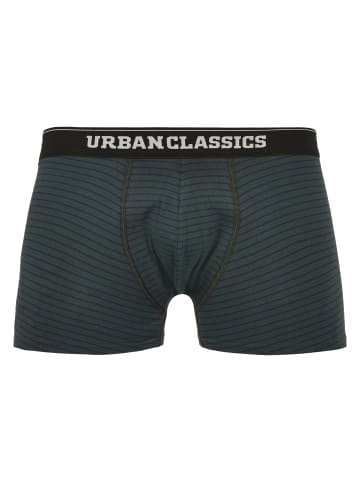 Urban Classics Boxershorts in btlgrn/dblu+brgd/dblu+wht/blk