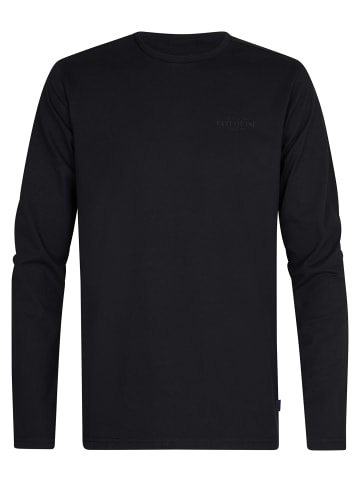 Petrol Industries Langarmshirt mit Logo Dolphinpark in Schwarz
