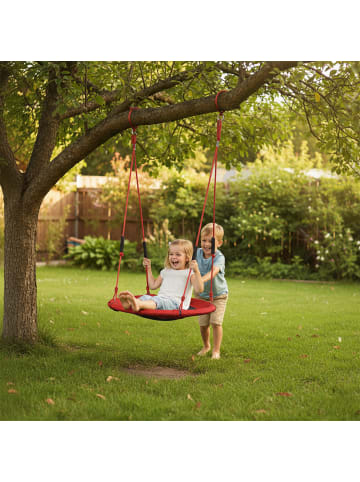 relaxdays Nestschaukel in Rot – 120 cm