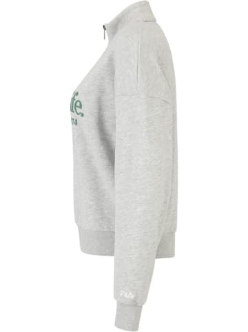 Fila Longsleeve "Lachy Oversized Half Zip Sweater" in Grau