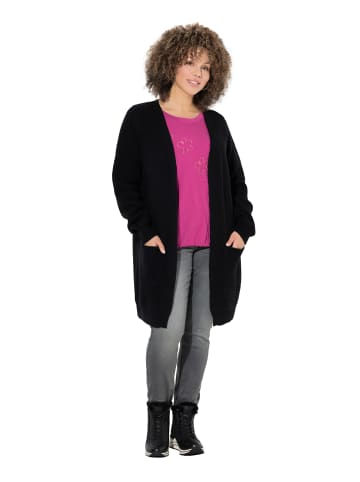 Ulla Popken Strickjacke in schwarz