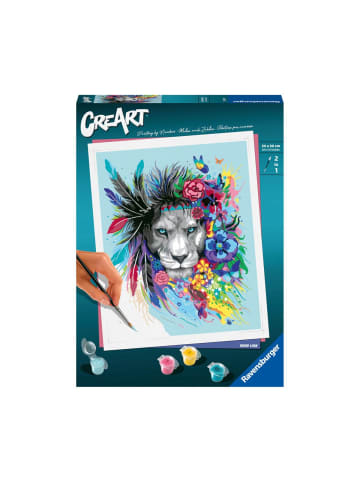 Ravensburger Kreativset Malen nach Zahlen – Boho Lion, ab 12 Jahre