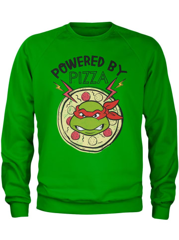Teenage Mutant Ninja Turtles Pullover "Powered By Pizza Sweatshirt" in Grün
