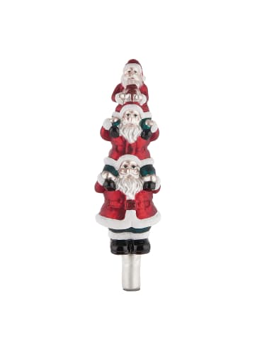 Butlers Baumspitze X-MAS Weihnachtsmänner in Rot
