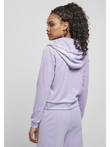 Urban Classics Zip-Kapuzenpullover in lavender