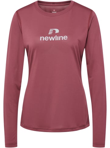 Newline Newline T-Shirt L/S Nwlbeat Laufen Damen in MAROON