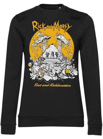 Rick and Morty Pullover in Schwarz